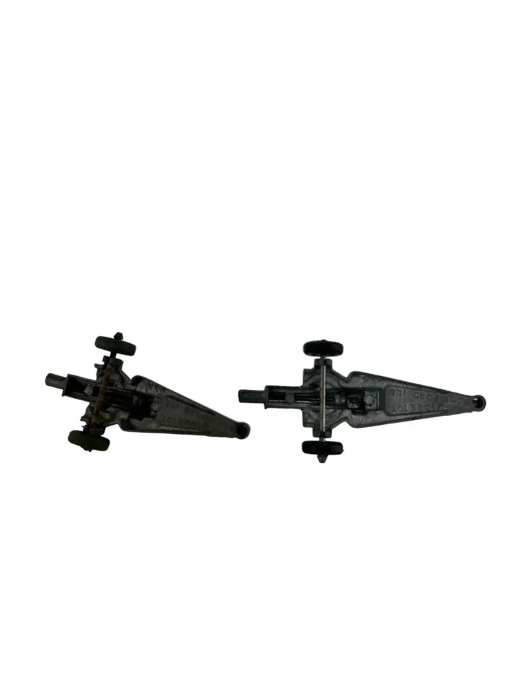 Midgetoy Lot of two Die Cast Gun Trailer Toy Models